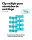 Clip Protector para Microtubos de Centrífuga 0.5, 1.5 y 2 mL | Seguro Antiexplosión