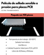 Película de Sellado Sensible a Presión para Placas PCR