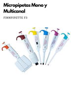 Micropipetas Finnpipette F3 Monocanal y Multicanal | Alta Precisión | Ergonomía Avanzada | Thermo Scientific