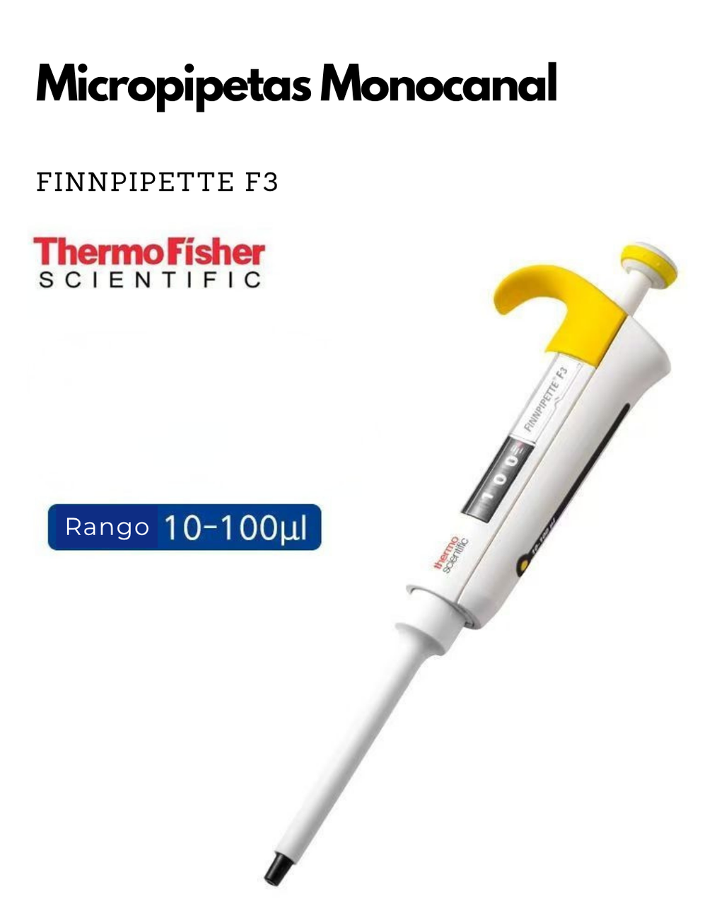 Micropipetas Finnpipette F3 Monocanal y Multicanal | Alta Precisión | Ergonomía Avanzada | Thermo Scientific