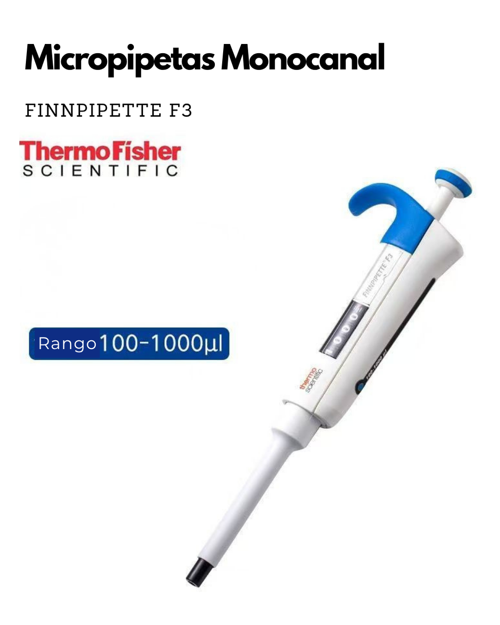 Micropipetas Finnpipette F3 Monocanal y Multicanal | Alta Precisión | Ergonomía Avanzada | Thermo Scientific