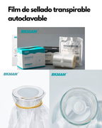 Film de Sellado Transpirable Autoclavable para Cultivo | Filtro PTFE | 135°C | Estéril y No Estéril | 50 pzas