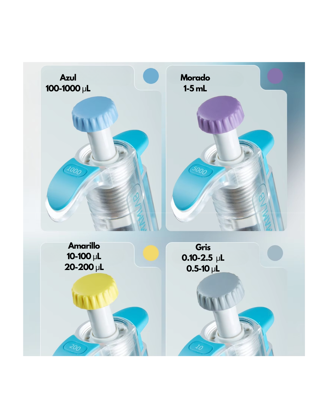 Micropipetas Monocanal Transparentes