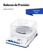 Balanza de Precisión Digital 610 g x 0.01 g con Pantalla LCD | XY600-2C