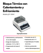 Bloque Térmico con Calentamiento y Enfriamiento para PCR y Laboratorio | JZY-100HC