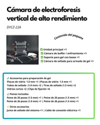 Cámara de Electroforesis Vertical de Alto Rendimiento DYCZ-22A