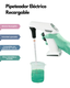 Pipeteador Eléctrico Recargable | Compatible con Pipetas de 1 a 25 mL