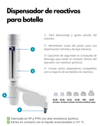 Dispensador de Reactivos para Botella | Compatible con GL28, GL32, GL38, S40 y GL45