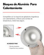 Bloque de Aluminio para Calentamiento de Matraces de Fondo Redondo |