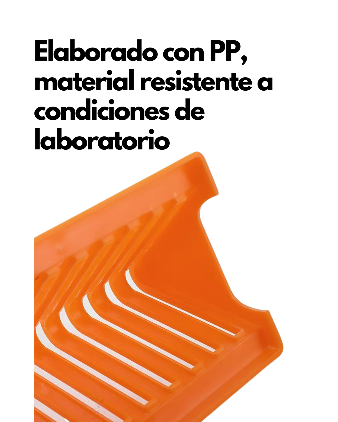 Escurridor para Portaobjetos y Placas de Vidrio para Electroforesis | Soporte de Secado de PP