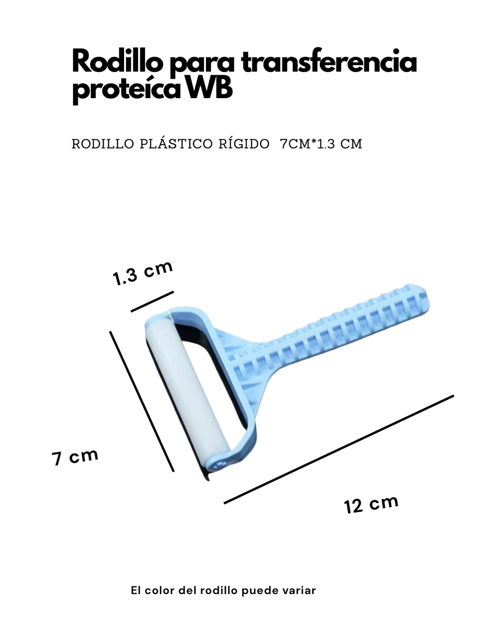 Rodillo para Western Blot | Eliminador de Burbujas para Transferencia Proteica