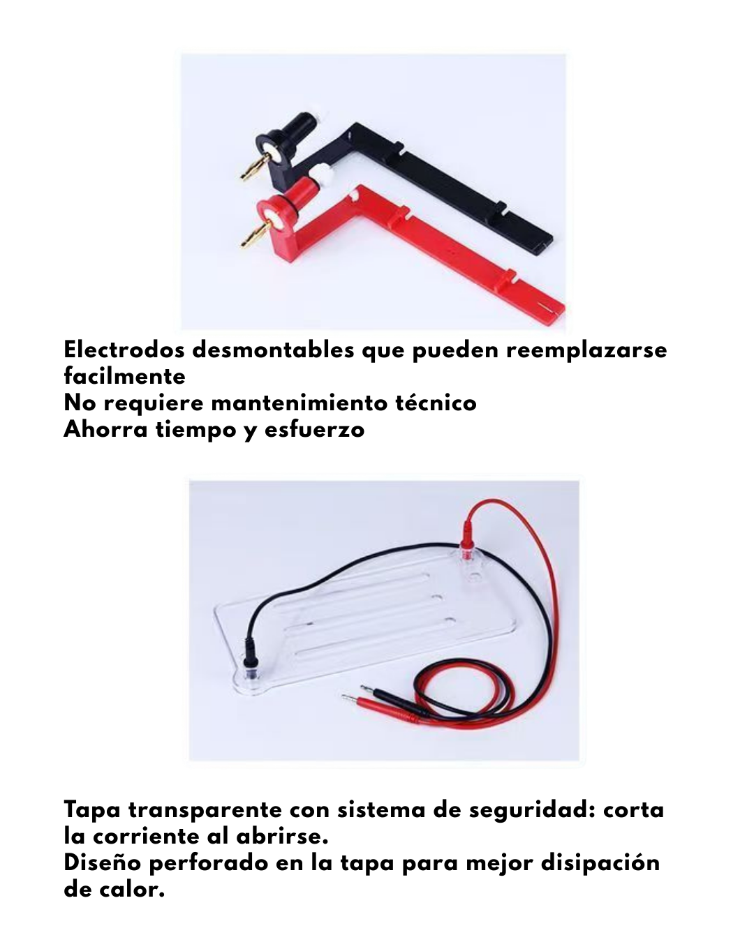 Cámara de electrofóresis horizontal Imagen secundaria del producto