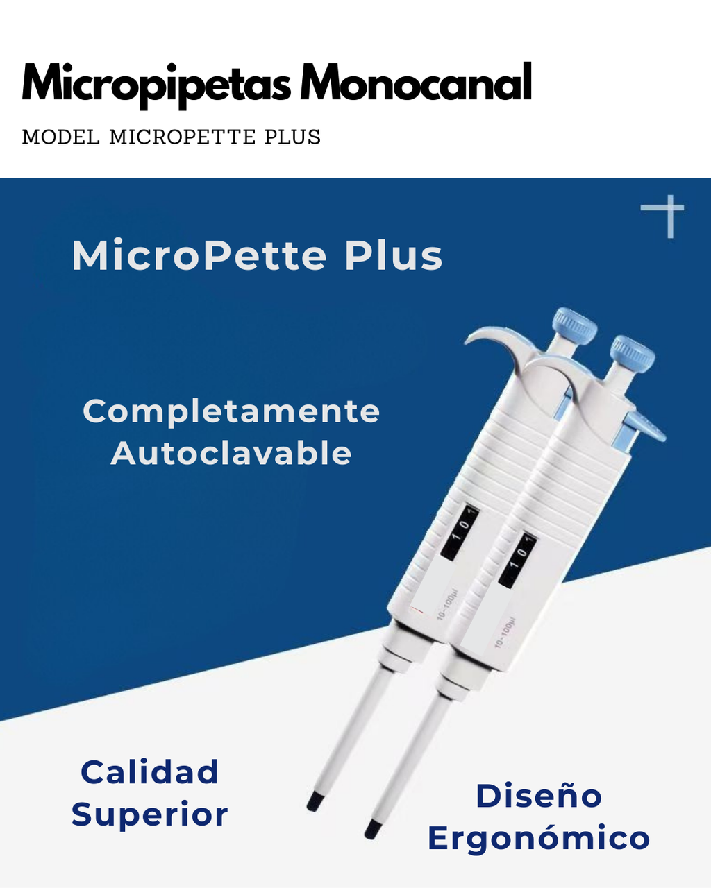 Micropipetas Monocanal - Modelo MicroPette Plus
