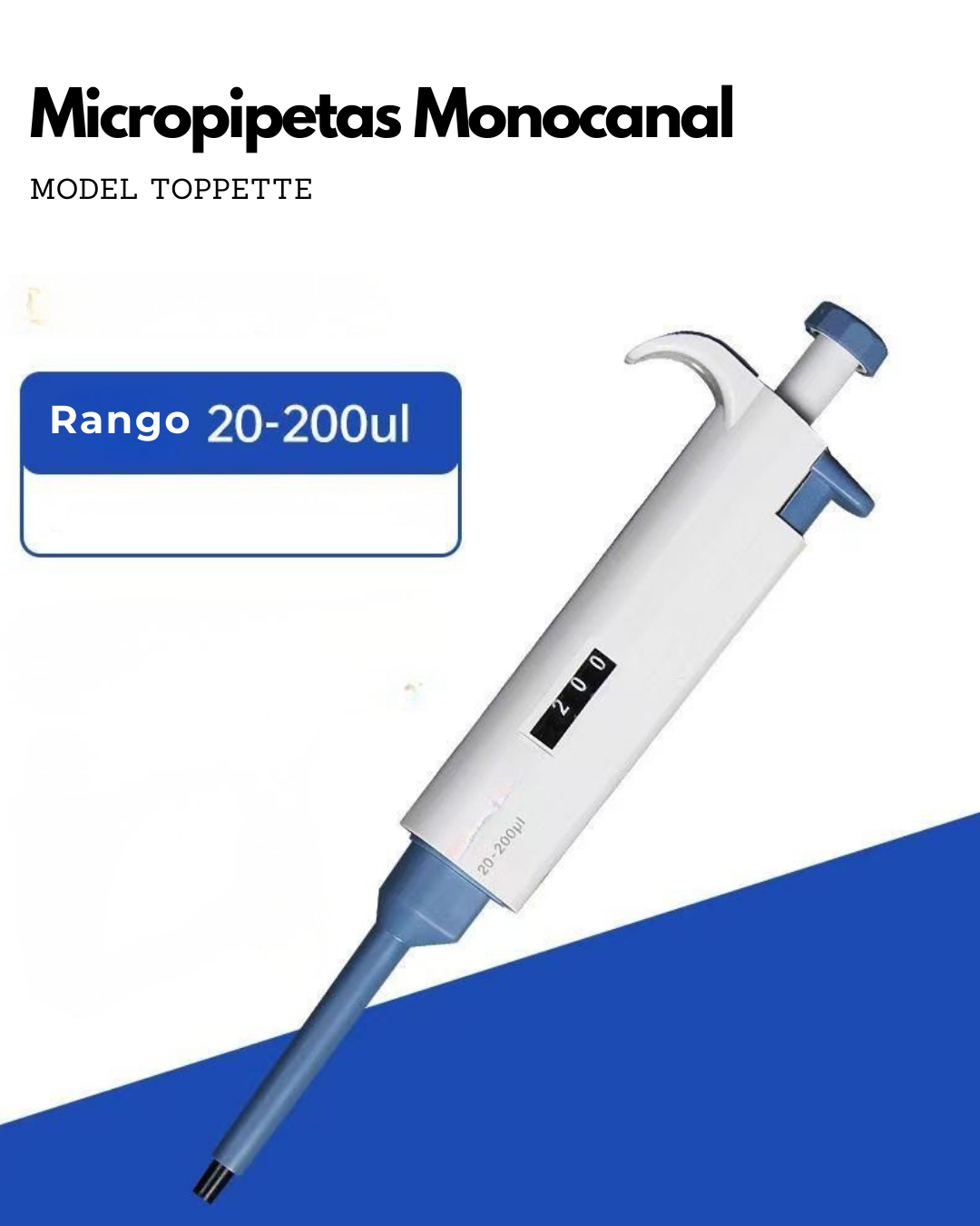 Micropipetas Monocanal – Modelo Toppette| Envío Gratis |
