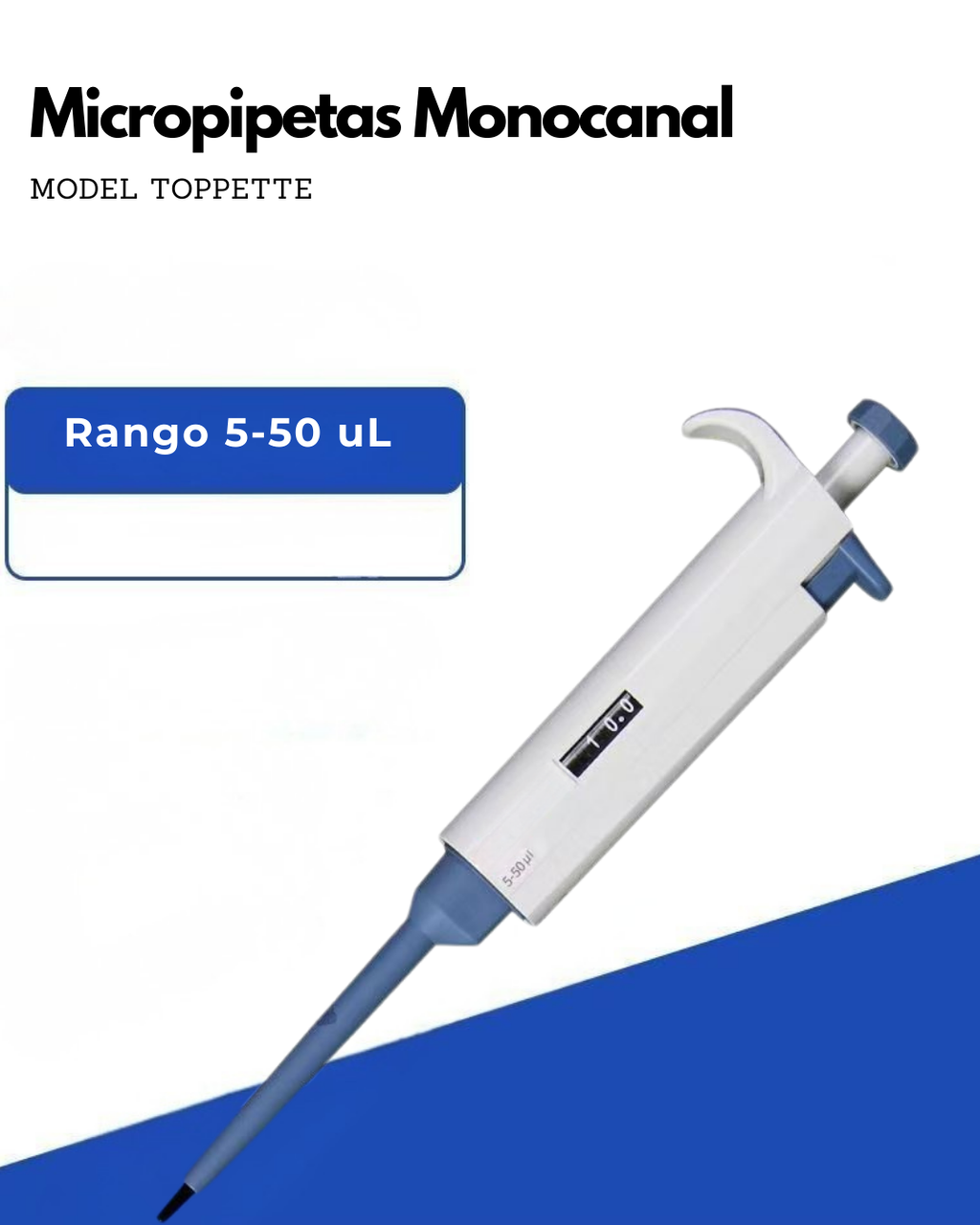 Micropipetas Monocanal – Modelo Toppette| Envío Gratis |