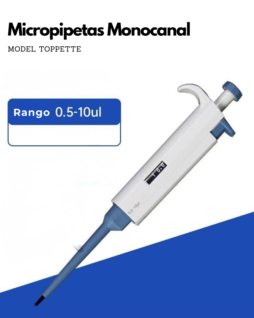 Micropipetas Monocanal – Modelo Toppette| Envío Gratis |