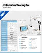 Potenciómetro Digital P901 | Medidor de pH, ORP (mV) y Temperatura con Bluetooth